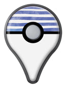 Blue WaterColor Ombre Stripes Pokémon GO Plus Vinyl Protective Decal Skin Kit