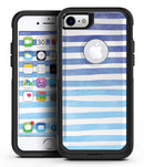 Blue WaterColor Ombre Stripes 2 - iPhone 7 or 8 OtterBox Case & Skin Kits