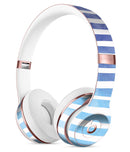 Blue WaterColor Ombre Stripes Full-Body Skin Kit for the Beats by Dre Solo 3 Wireless Headphones