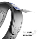 Blue WaterColor Ombre Stripes - Decal Skin Wrap Kit for the Disney Magic Band