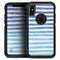 Blue WaterColor Ombre Stripes - Skin Kit for the iPhone OtterBox Cases