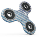 Blue WaterColor Ombre Stripes Full-Body Fidget Spinner Skin-Kit