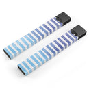 Blue WaterColor Ombre Stripes - Premium Decal Protective Skin-Wrap Sticker compatible with the Juul Labs vaping device