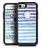 Blue WaterColor Ombre Stripes - iPhone 7 or 8 OtterBox Case & Skin Kits