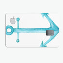 Blue Watercolor Anchor - Premium Protective Decal Skin-Kit for the Apple Credit Card