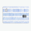 Blue Watercolor Brush Strokes - Premium Protective Decal Skin-Kit for the Apple Credit Card