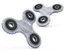 Blue Watercolor Brush Strokes Full-Body Fidget Spinner Skin-Kit