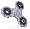 Blue Watercolor Brush Strokes Full-Body Fidget Spinner Skin-Kit