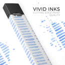 Blue Watercolor Brush Strokes - Premium Decal Protective Skin-Wrap Sticker compatible with the Juul Labs vaping device