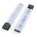 Blue Watercolor Brush Strokes - Premium Decal Protective Skin-Wrap Sticker compatible with the Juul Labs vaping device