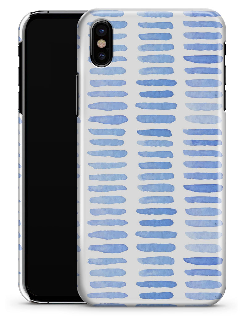 Blue Watercolor Brush Strokes - iPhone X Clipit Case