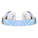Blue Watercolor Chevron Full-Body Skin Kit for the Beats by Dre Solo 3 Wireless Headphones