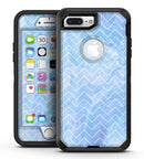 Blue Watercolor Chevron - iPhone 7 Plus/8 Plus OtterBox Case & Skin Kits