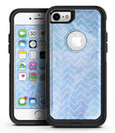 Blue Watercolor Chevron - iPhone 7 or 8 OtterBox Case & Skin Kits