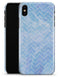 Blue Watercolor Chevron - iPhone X Clipit Case