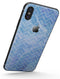 Blue Watercolor Chevron - iPhone X Skin-Kit