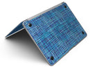 Blue Watercolor Cross Hatch - MacBook Air Skin Kit