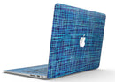 Blue Watercolor Cross Hatch - MacBook Air Skin Kit