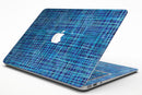 Blue Watercolor Cross Hatch - MacBook Air Skin Kit
