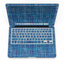 Blue Watercolor Cross Hatch - MacBook Pro with Retina Display Full-Coverage Skin Kit