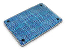 Blue Watercolor Cross Hatch - MacBook Pro with Retina Display Full-Coverage Skin Kit