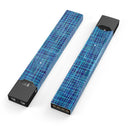 Blue Watercolor Cross Hatch - Premium Decal Protective Skin-Wrap Sticker compatible with the Juul Labs vaping device
