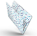 Blue Watercolor Dots over White - MacBook Pro with Retina Display Full-Coverage Skin Kit