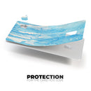 Blue Watercolor Drizzle - Premium Protective Decal Skin-Kit for the Apple Credit Card
