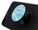 Blue Watercolor Drizzle - Skin Kit for PopSockets and other Smartphone Extendable Grips & Stands