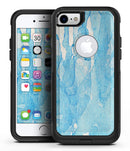 Blue Watercolor Drizzle - iPhone 7 or 8 OtterBox Case & Skin Kits