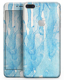 Blue Watercolor Drizzle - Skin-kit for the iPhone 8 or 8 Plus
