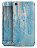 Blue Watercolor Drizzle - Skin-kit for the iPhone 8 or 8 Plus