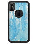 Blue Watercolor Drizzle - iPhone X OtterBox Case & Skin Kits