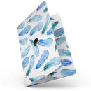 MacBook Pro with Touch Bar Skin Kit - Blue_Watercolor_Feather_Pattern-MacBook_13_Touch_V7.jpg?