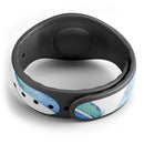 Blue Watercolor Feather Pattern - Decal Skin Wrap Kit for the Disney Magic Band