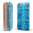 Blue Watercolor Giraffe Pattern iPhone 6/6s or 6/6s Plus 2-Piece Hybrid INK-Fuzed Case