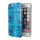 Blue Watercolor Giraffe Pattern iPhone 6/6s or 6/6s Plus 2-Piece Hybrid INK-Fuzed Case