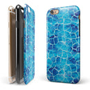 Blue Watercolor Giraffe Pattern iPhone 6/6s or 6/6s Plus 2-Piece Hybrid INK-Fuzed Case