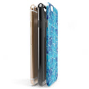Blue Watercolor Giraffe Pattern iPhone 6/6s or 6/6s Plus 2-Piece Hybrid INK-Fuzed Case
