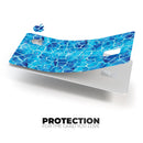Blue Watercolor Giraffe Pattern - Premium Protective Decal Skin-Kit for the Apple Credit Card