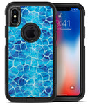 Blue Watercolor Giraffe Pattern - iPhone X OtterBox Case & Skin Kits