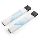 Blue Watercolor Heart - Premium Decal Protective Skin-Wrap Sticker compatible with the Juul Labs vaping device