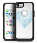 Blue Watercolor Hexagon Pattern - iPhone 7 or 7 Plus Commuter Case Skin Kit