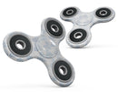 Blue Watercolor Hearts Pattern Full-Body Fidget Spinner Skin-Kit