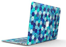 Blue Watercolor Hexagon Pattern - MacBook Air Skin Kit