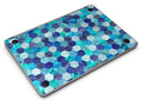 Blue Watercolor Hexagon Pattern - MacBook Air Skin Kit