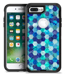 Blue Watercolor Hexagon Pattern - iPhone 7 Plus/8 Plus OtterBox Case & Skin Kits