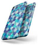 Blue Watercolor Hexagon Pattern - Skin-kit for the iPhone 8 or 8 Plus