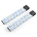 Blue Watercolor Leaves - Premium Decal Protective Skin-Wrap Sticker compatible with the Juul Labs vaping device