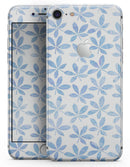 Blue Watercolor Leaves - Skin-kit for the iPhone 8 or 8 Plus